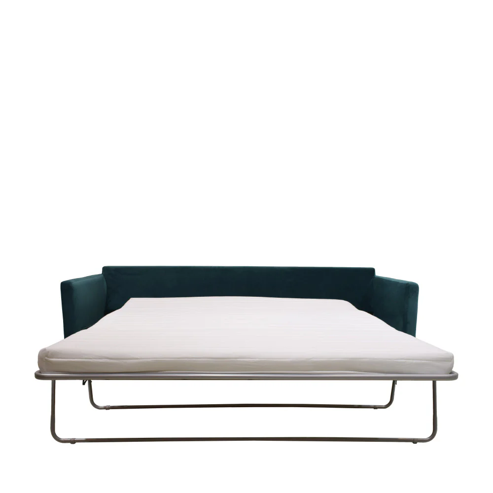 Villabon - Canapé Convertible 3 Places - Velours - Vert eucalyptus - Image 10
