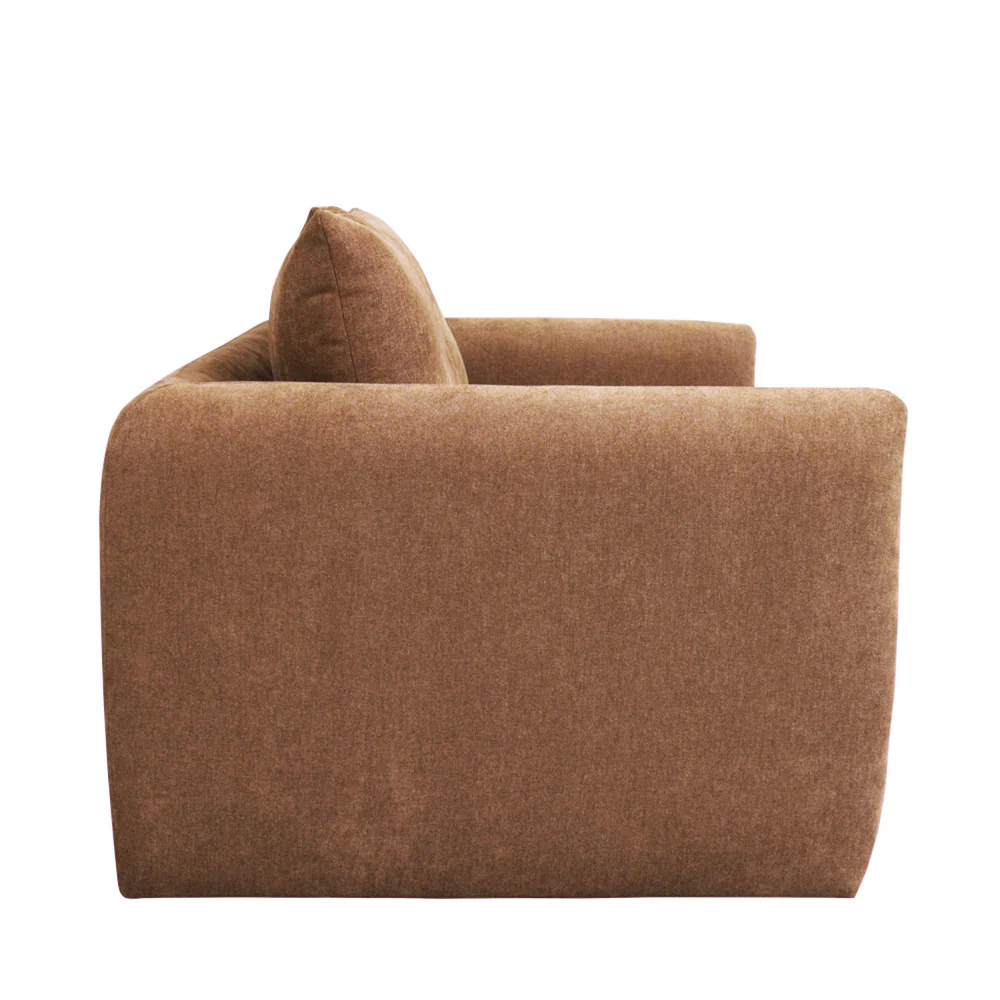 Wiame - Canapé 2,5 Places - Tissu - Terracotta - Image 5