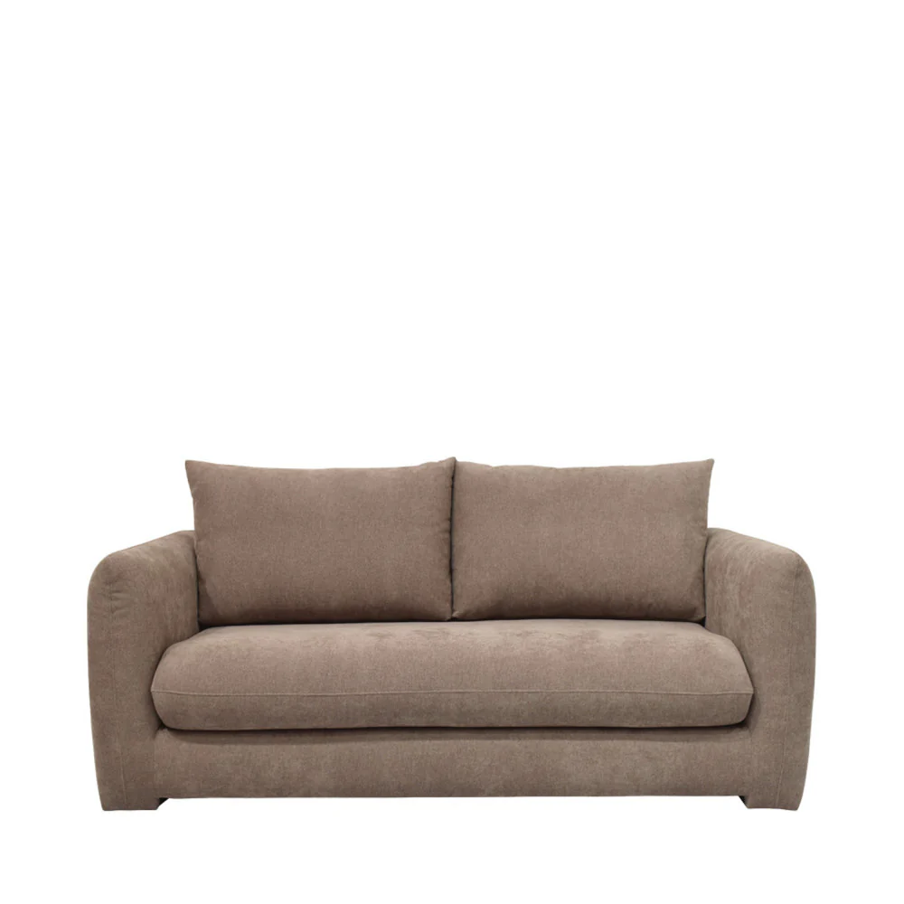 Wiame - Canapé Convertible 2,5 Places - Tissu - Taupe - Image 2