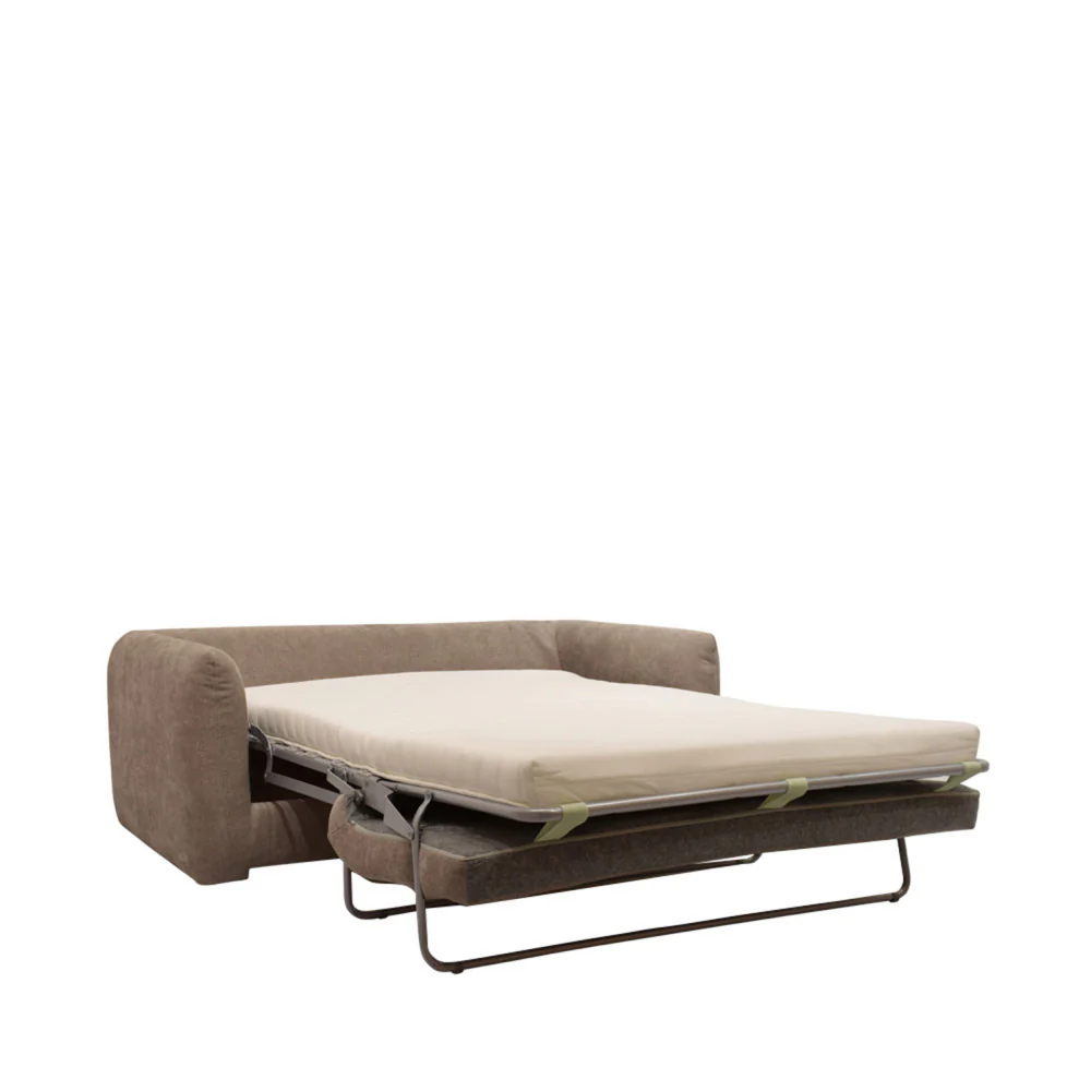 Wiame - Canapé Convertible 2,5 Places - Tissu - Taupe - Image 3