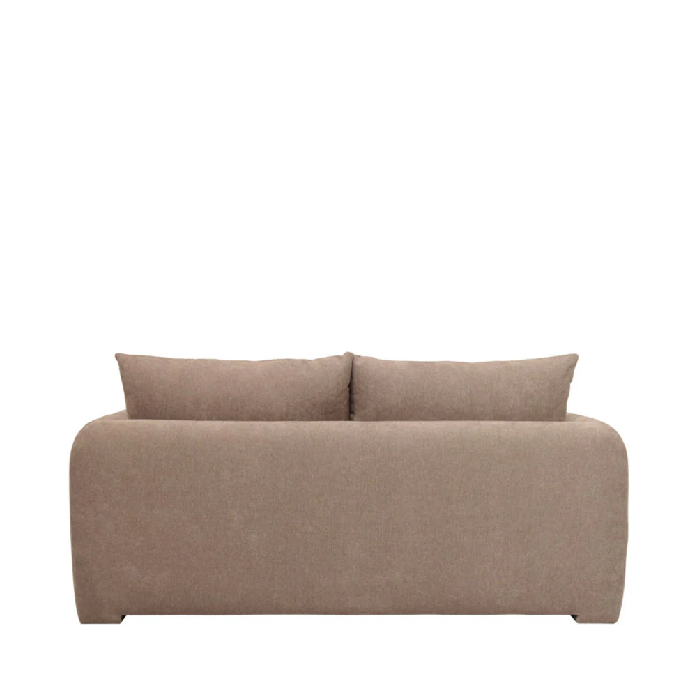 Wiame - Canapé Convertible 2,5 Places - Tissu - Taupe - Image 9