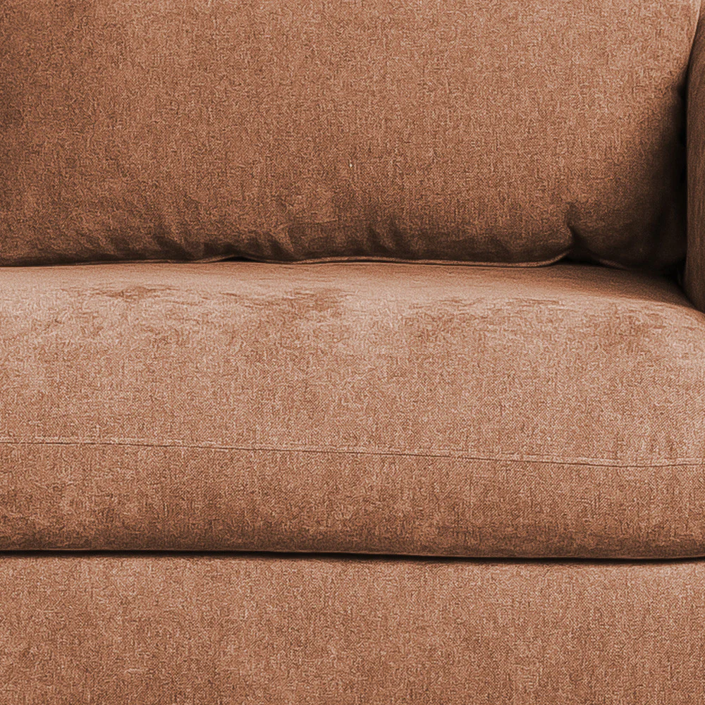 Wiame - Canapé Convertible 2,5 Places - Tissu - Terracotta - Image 10