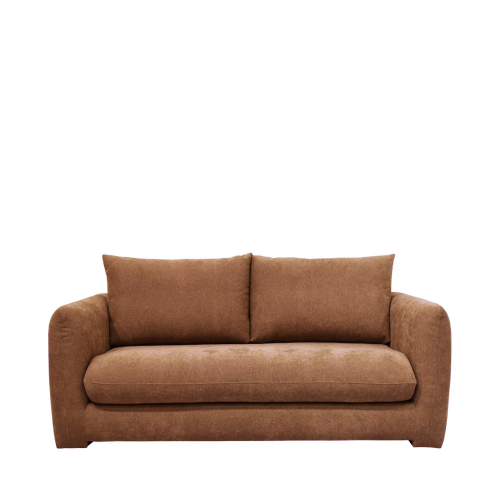 Wiame - Canapé Convertible 2,5 Places - Tissu - Terracotta - Image 2
