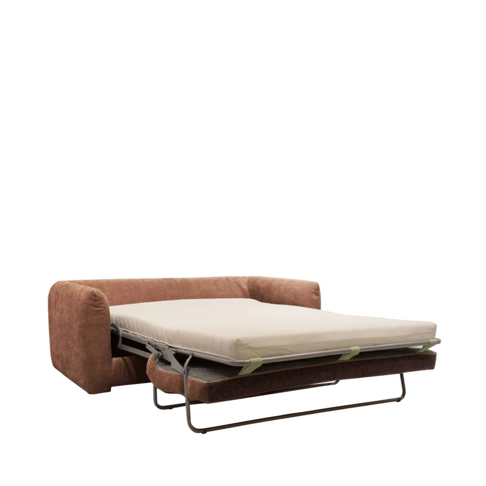 Wiame - Canapé Convertible 2,5 Places - Tissu - Terracotta - Image 3