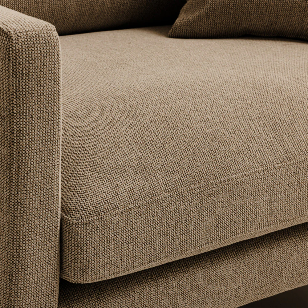 Villabon - Fauteuil XL - Tissu - Caramel chiné - Image 5