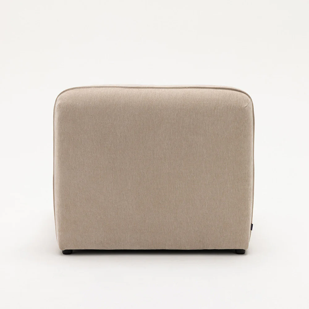 Noor - Chauffeuse Pour Canapé Modulable - Tissu - Beige - Image 4