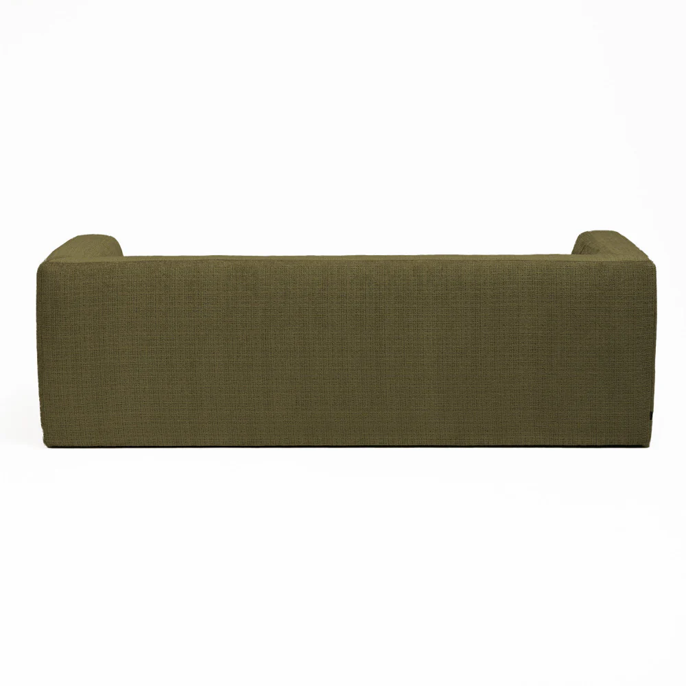 Danae - Canapé Convertible 4 Places - Tissu Chenille - Vert - Image 9