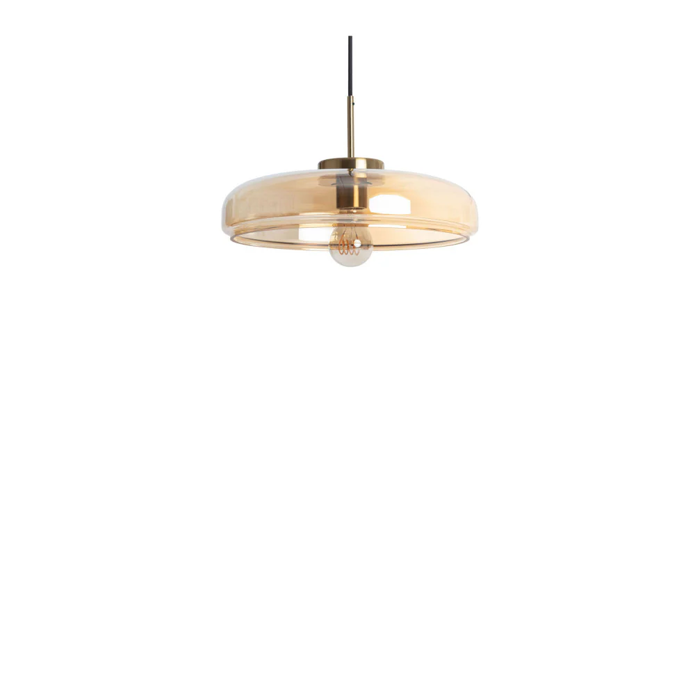 Neyo - Suspension Ronde - Verre - Verre ambré - Image 2