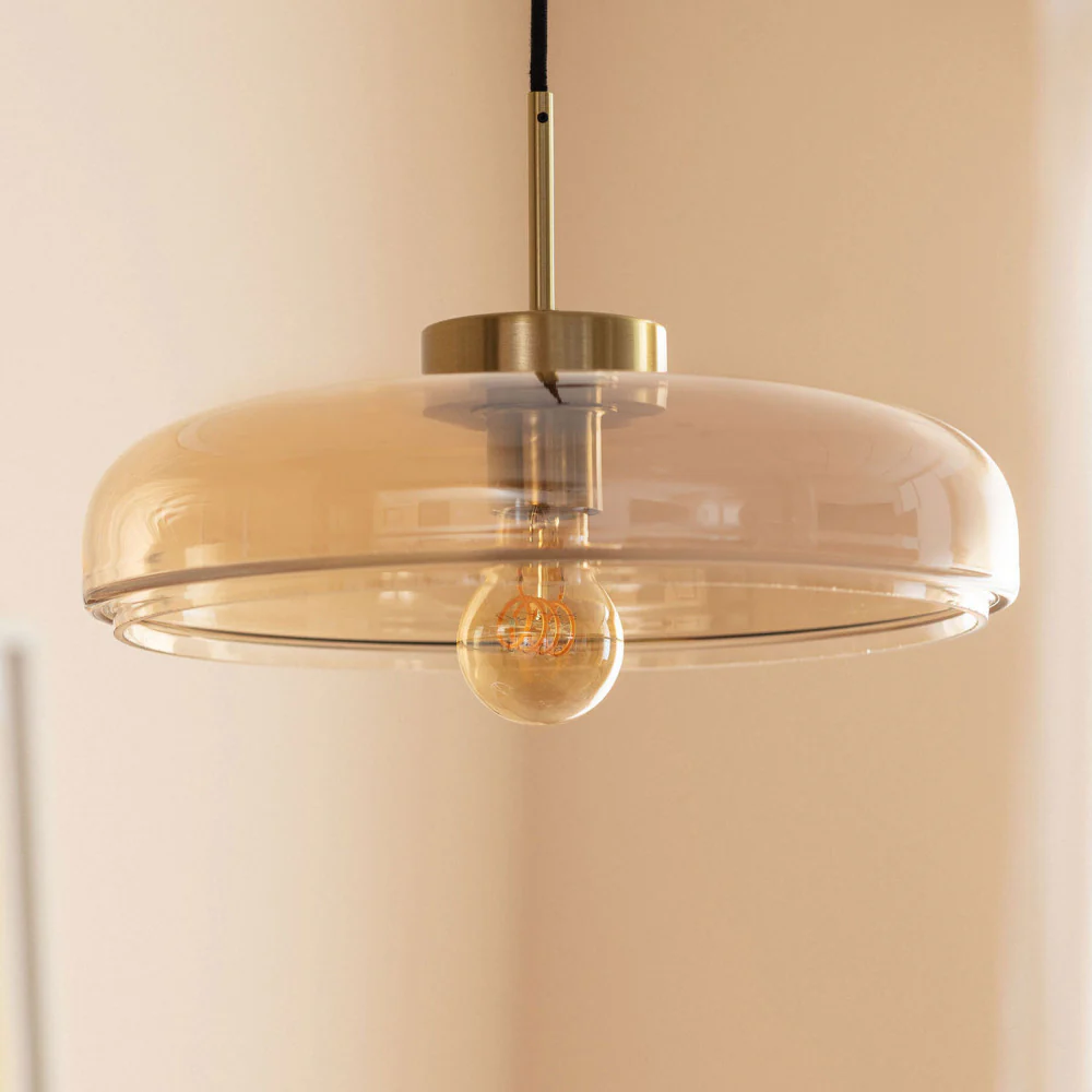Neyo - Suspension Ronde - Verre - Verre ambré - Image 5