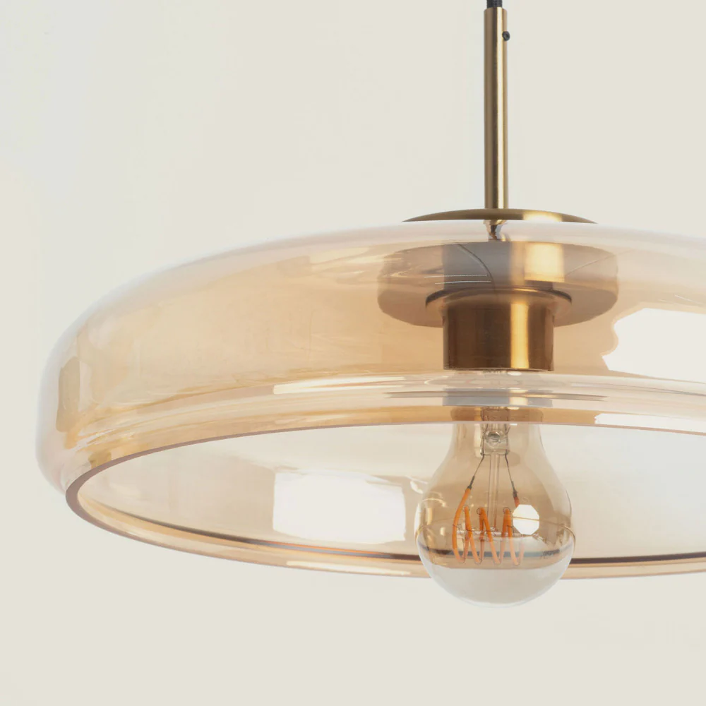 Neyo - Suspension Ronde - Verre - Verre ambré - Image 7