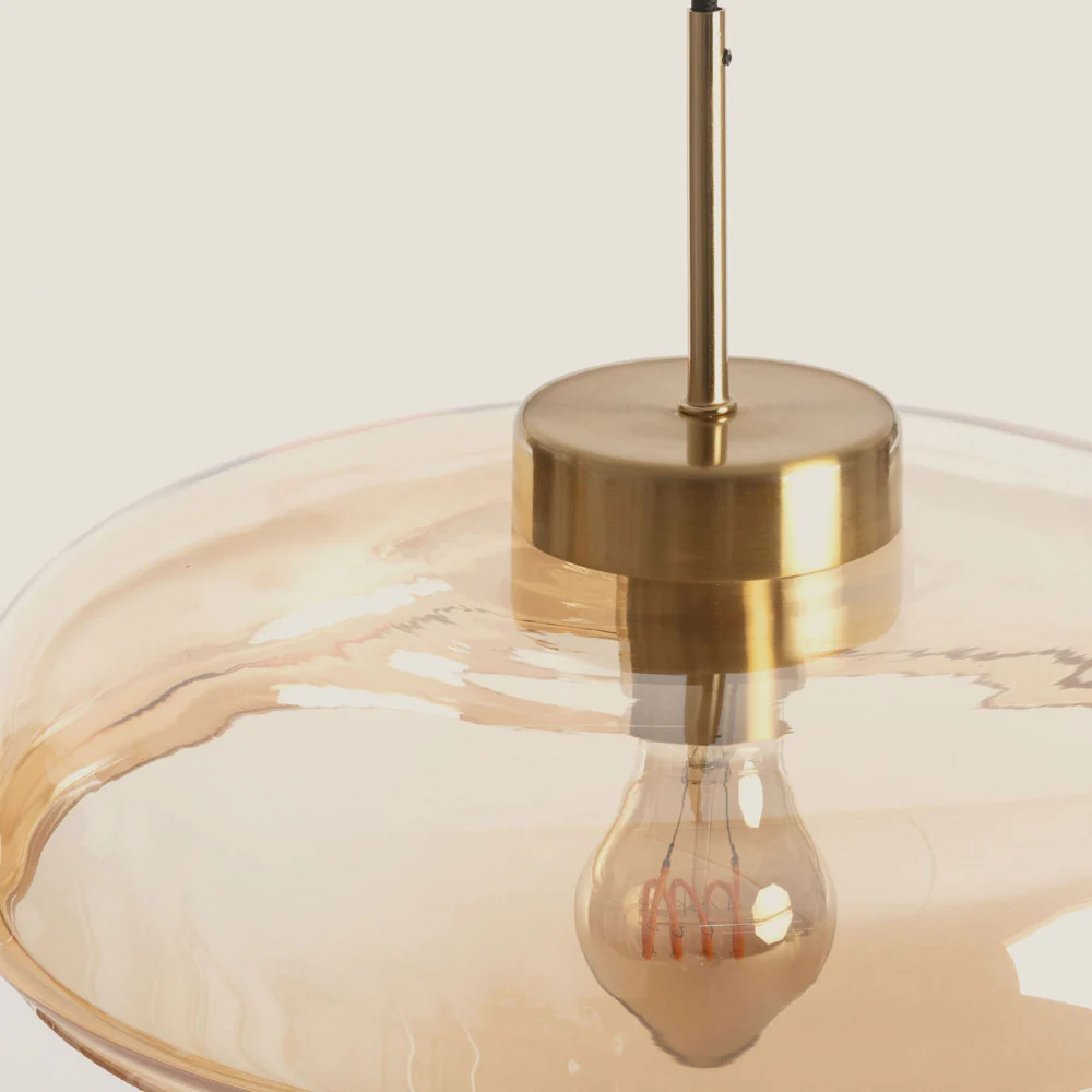 Neyo - Suspension Ronde - Verre - Verre ambré - Image 8