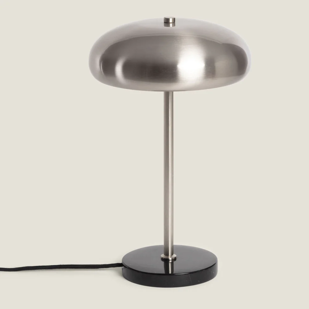 Nalo - Lampe À Poser Champignon - Chrome - Image 4