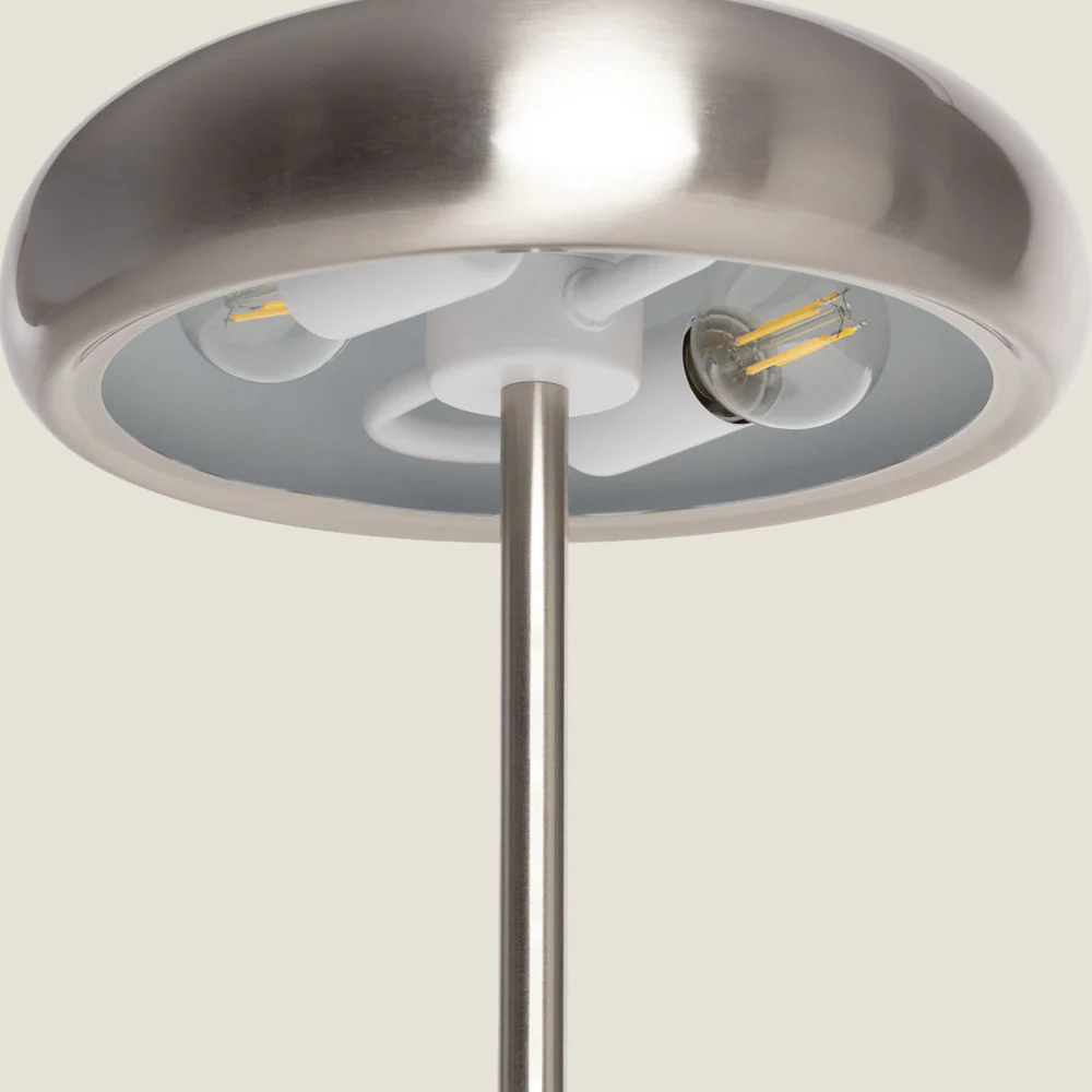 Nalo - Lampe À Poser Champignon - Chrome - Image 8