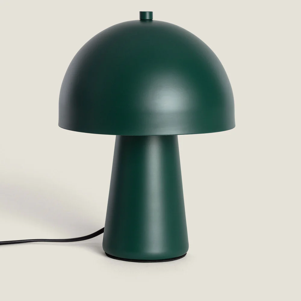 Sora - Lampe À Poser Champignon - Métal - Vert - Image 4