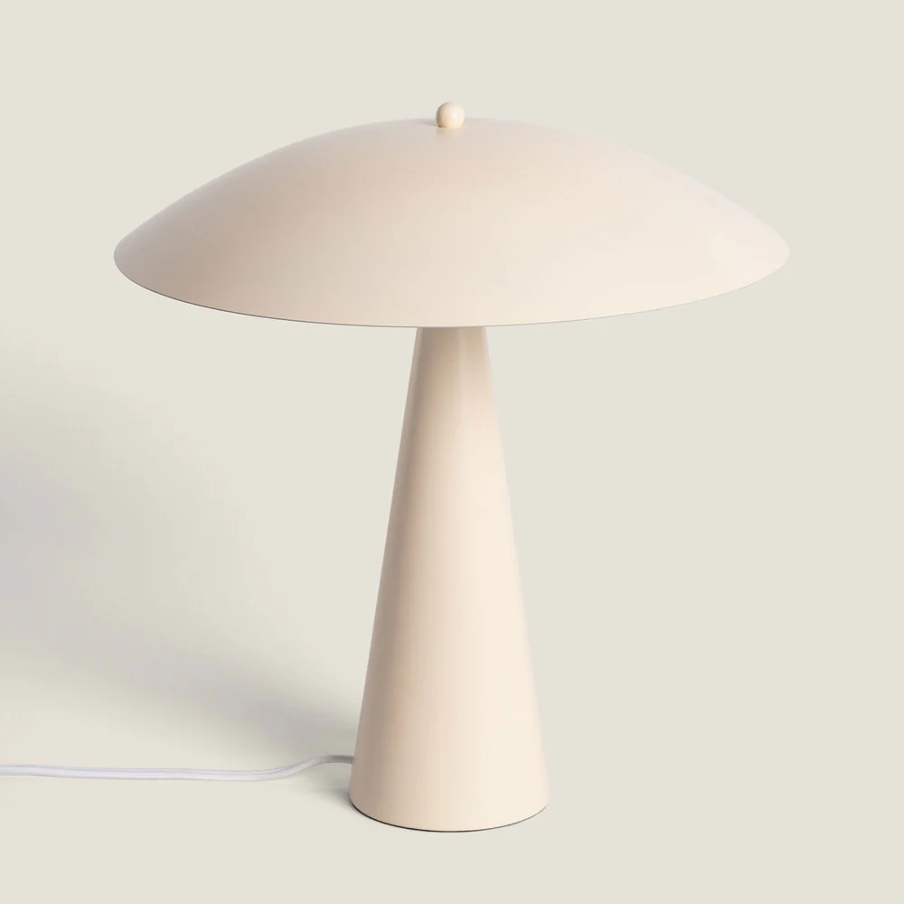 Ona - Lampe À Poser - Métal - Écru - Image 3