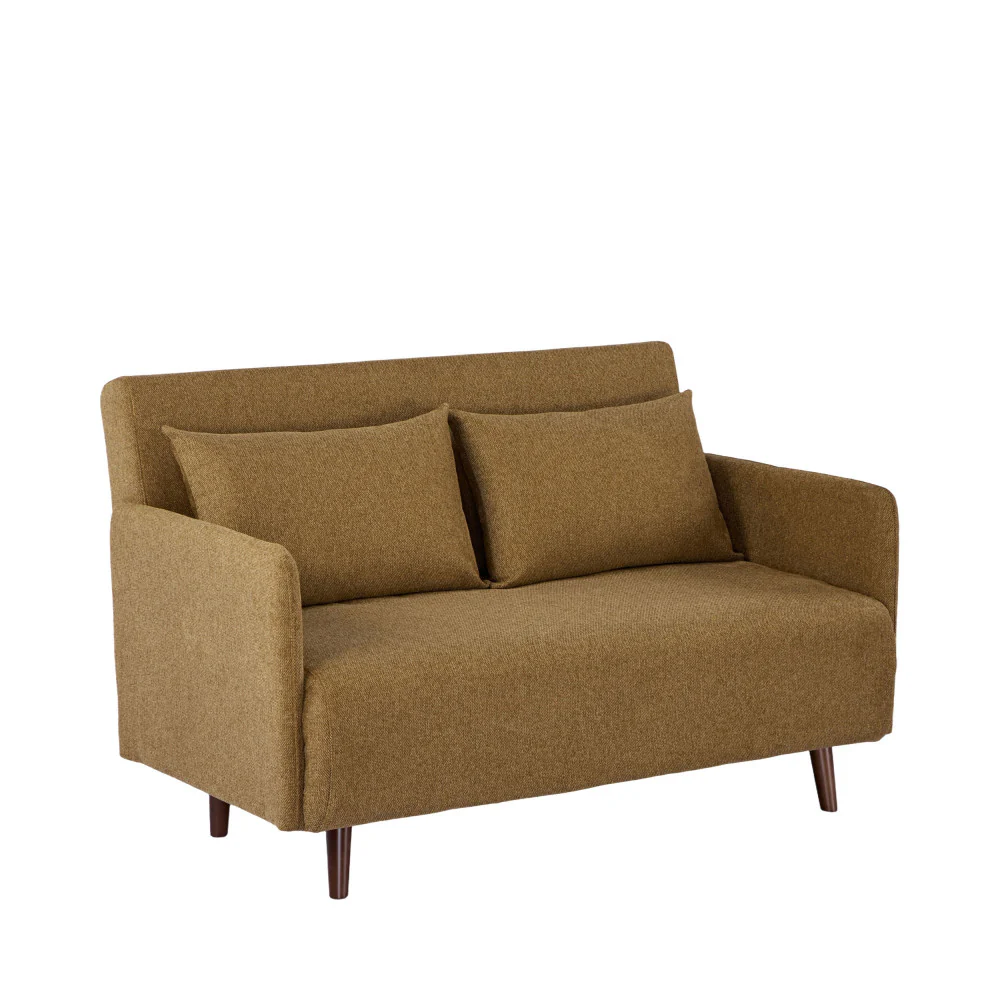 Belushi - Canapé Convertible 2 Places - Tissu - Bronze - Image 2
