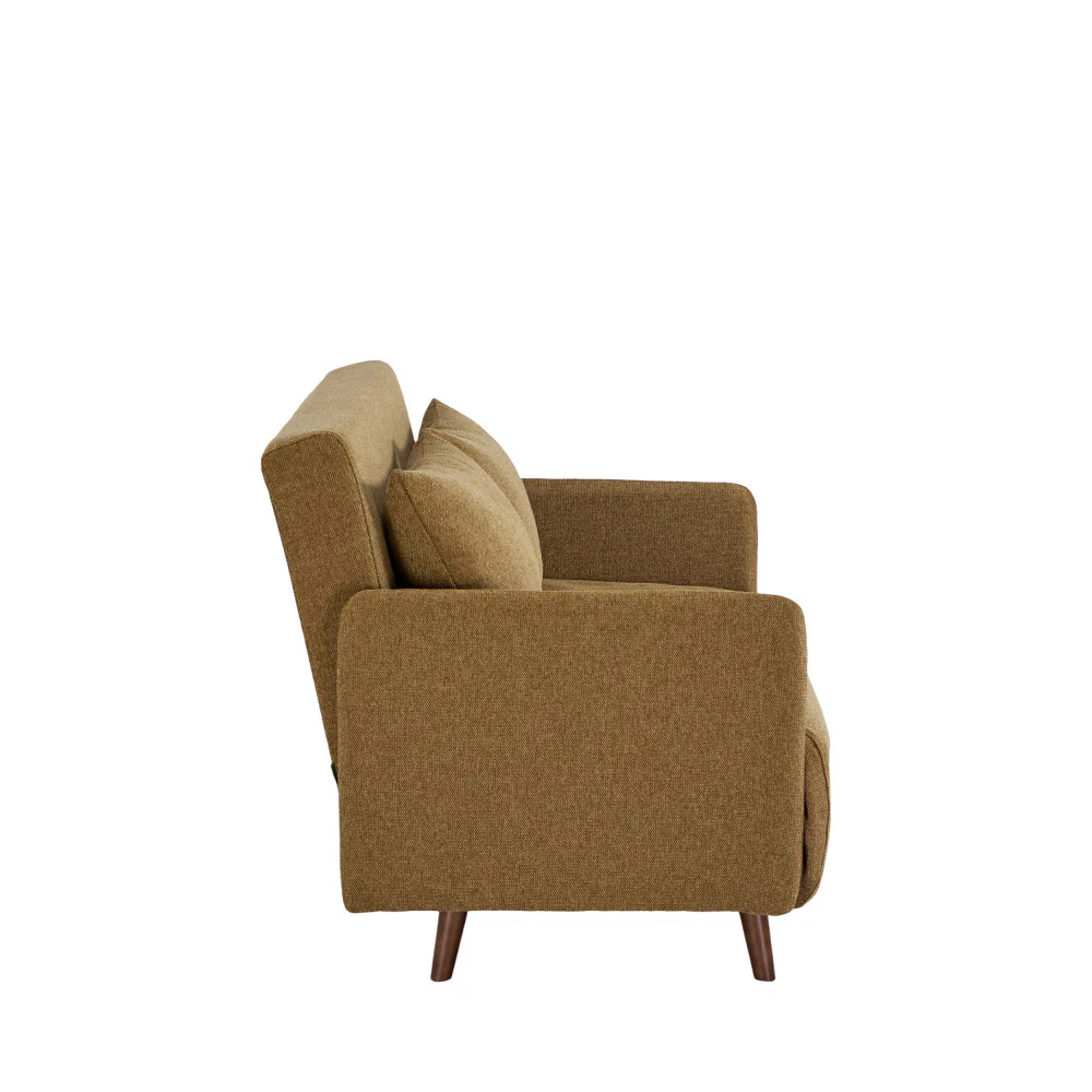 Belushi - Canapé Convertible 2 Places - Tissu - Bronze - Image 5