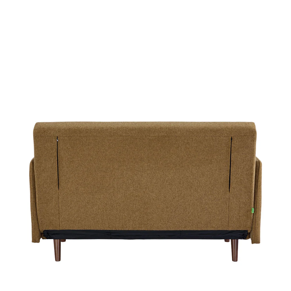 Belushi - Canapé Convertible 2 Places - Tissu - Bronze - Image 6