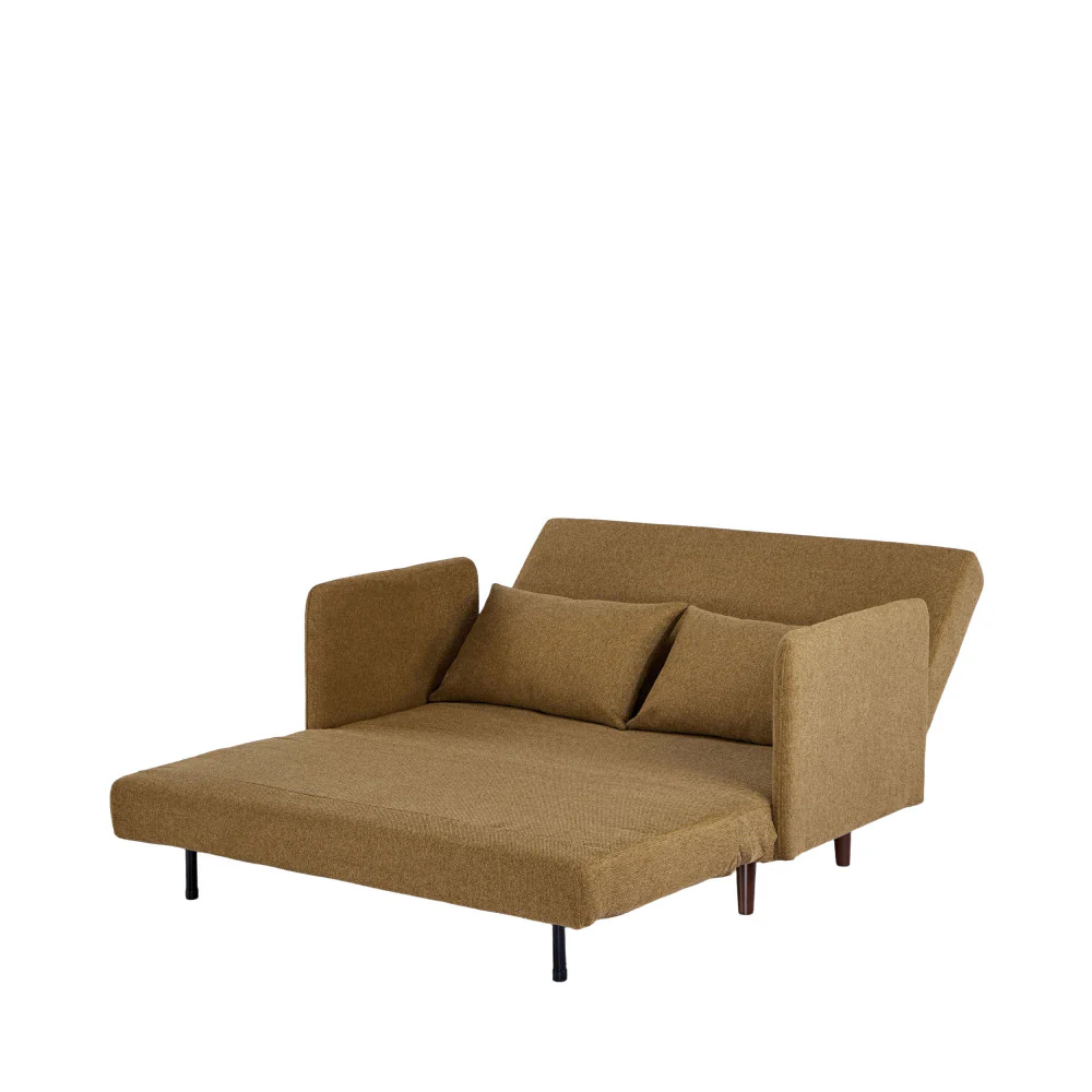 Belushi - Canapé Convertible 2 Places - Tissu - Bronze - Image 7