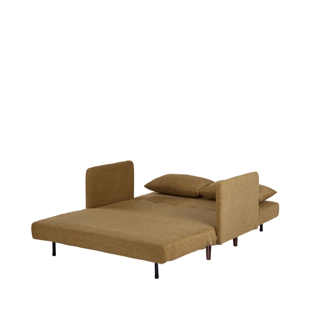 Belushi - Canapé Convertible 2 Places - Tissu - Bronze - Image 8