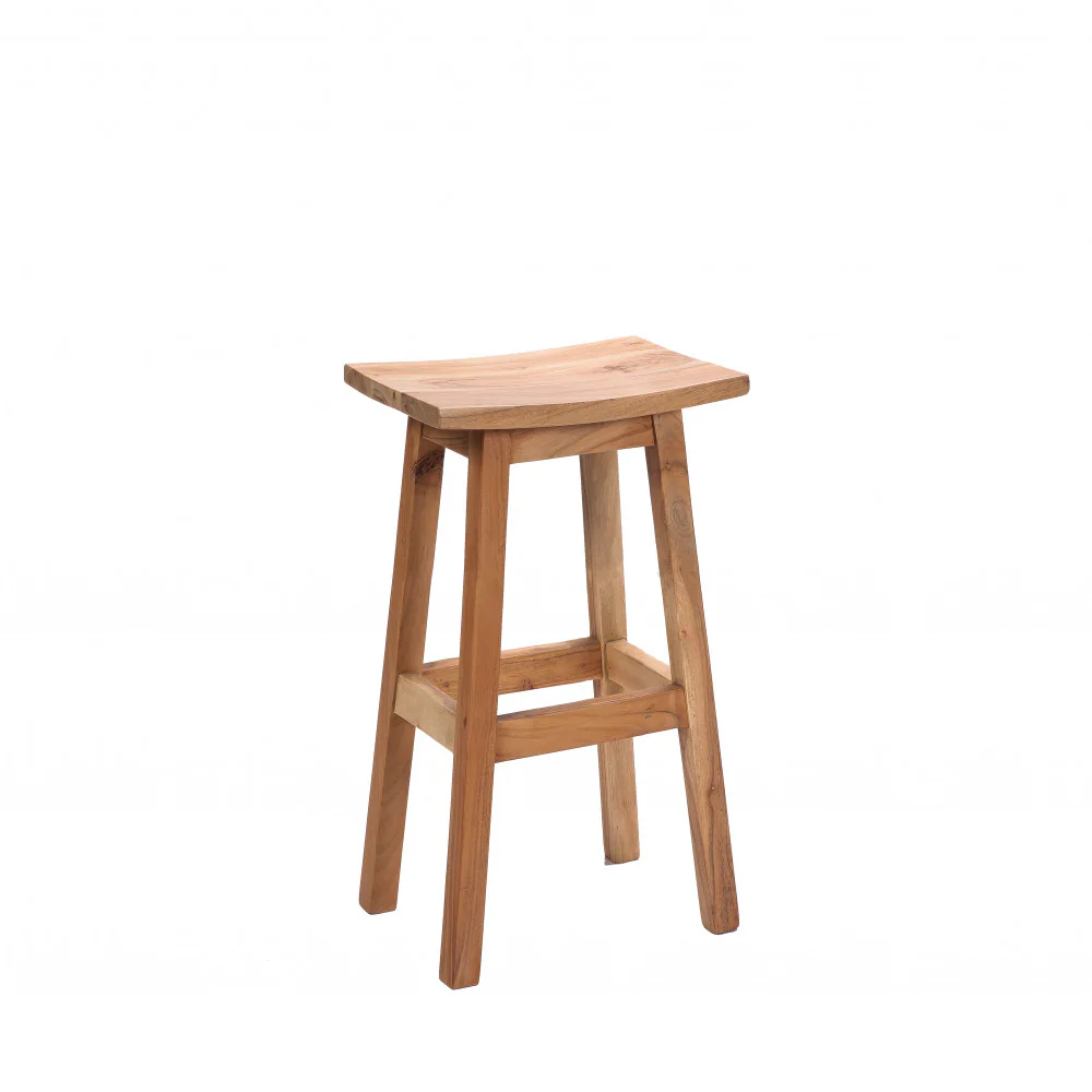 Hanotilo - Tabouret De Bar En Acacia - Bois - Image 2