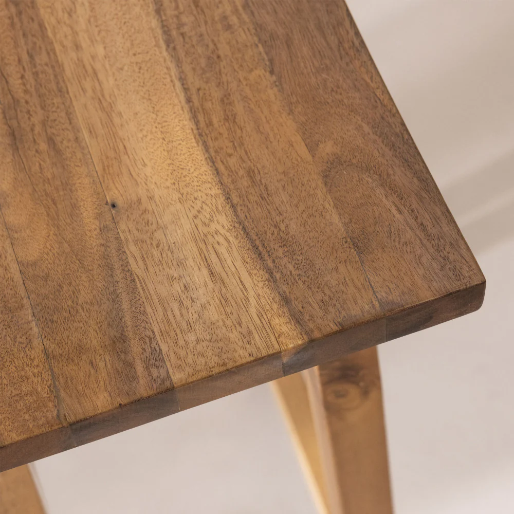 Hanotilo - Tabouret De Bar En Acacia - Bois - Image 4