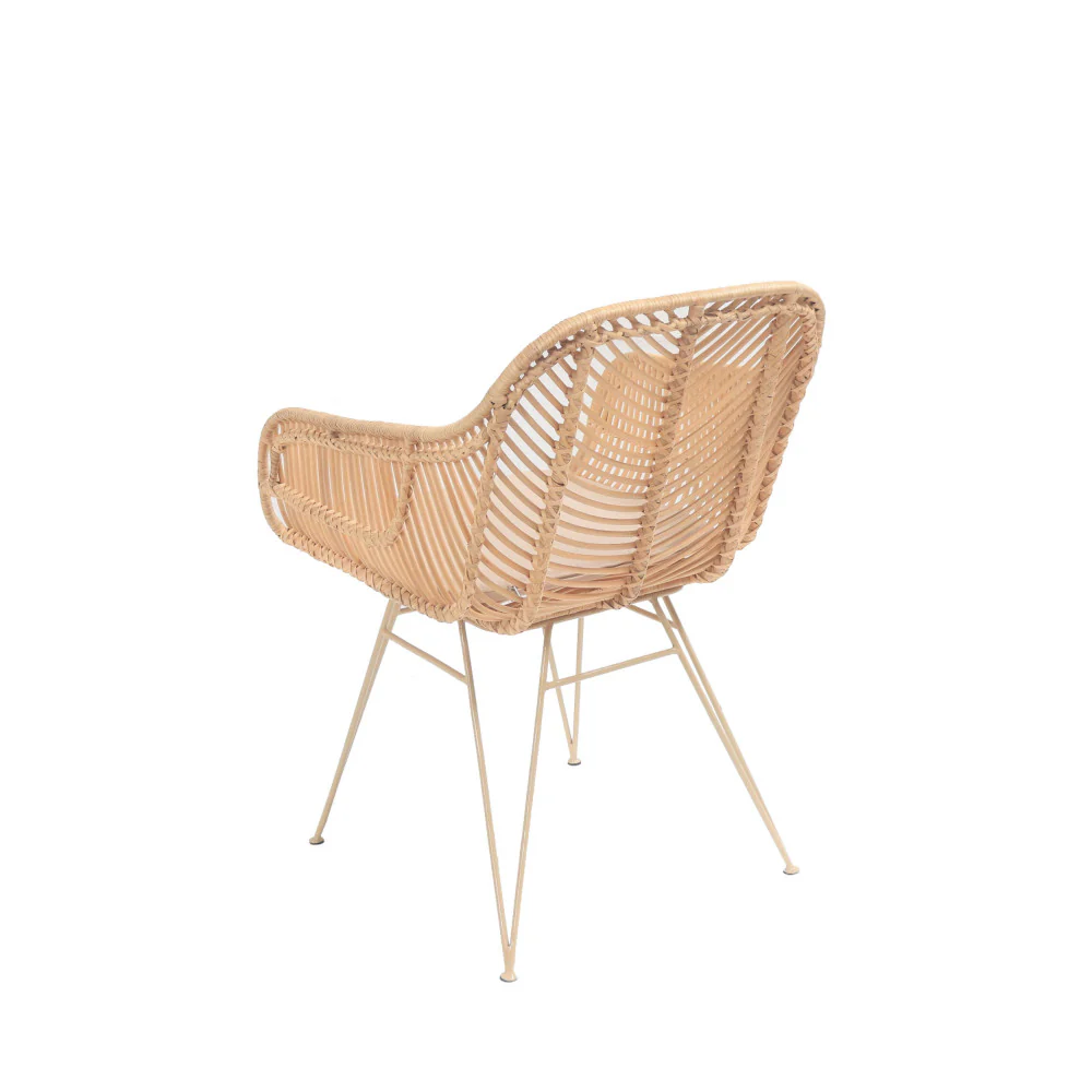 Nunuhai - Fauteuil De Table - Rotin - Naturel - Image 8