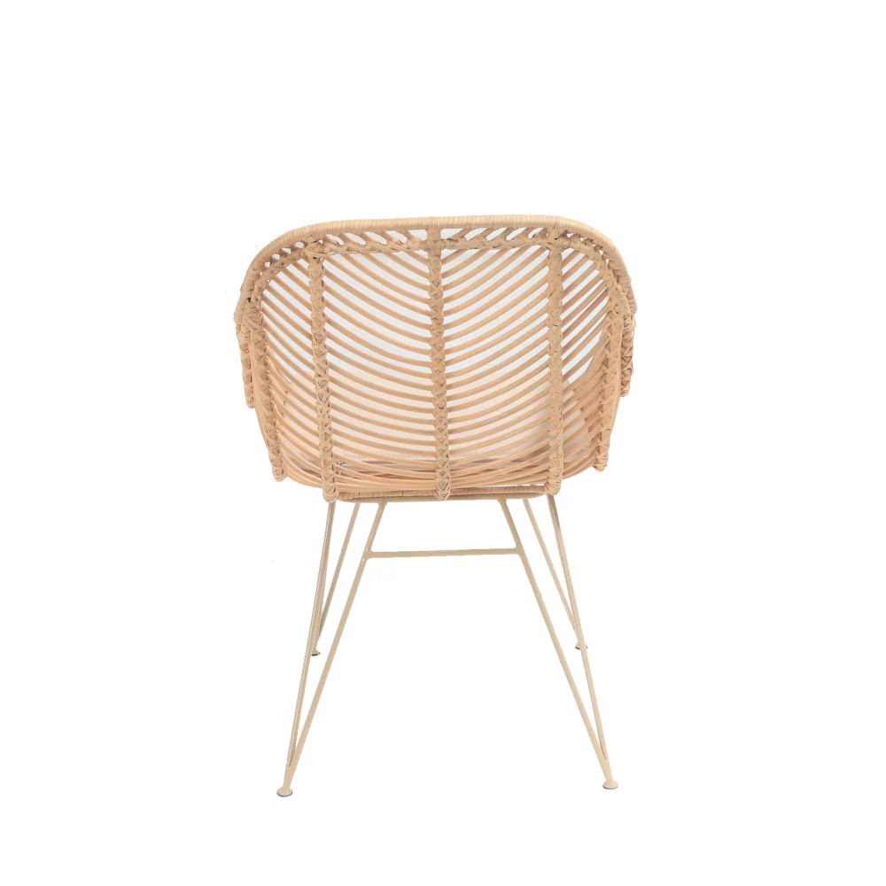 Nunuhai - Fauteuil De Table - Rotin - Naturel - Image 9