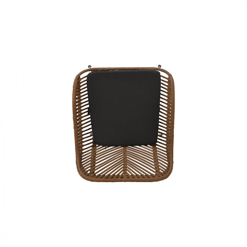 Nunuhai - Lot De 2 Tabourets De Bar - Rotin - Bois foncé - Image 10