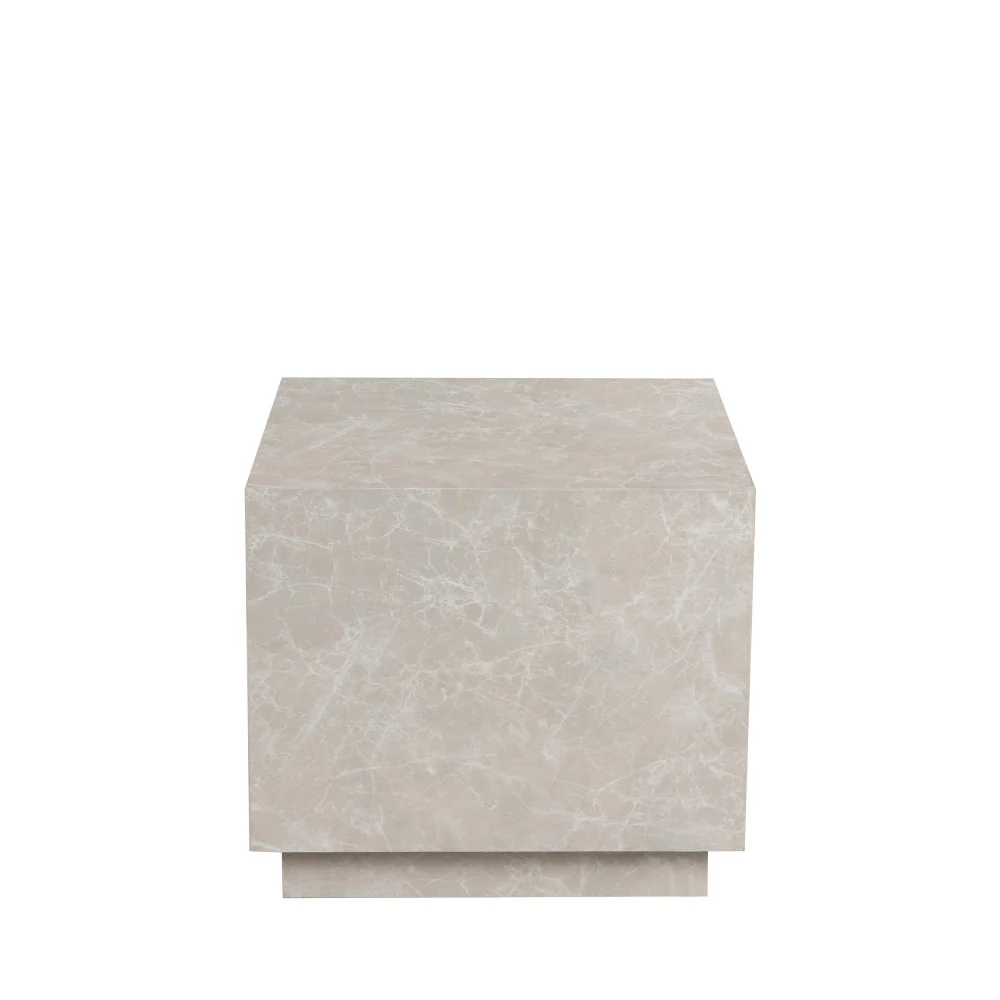 Lipani - Table Basse - Effet Marbre - Grège - Image 4