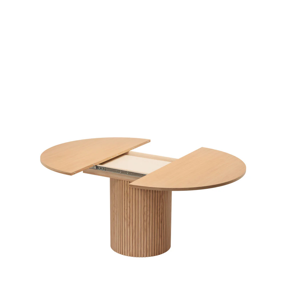 Toscana - Table À Manger Extensible 4 À 6 Personnes - Bois - Bois clair - Image 3