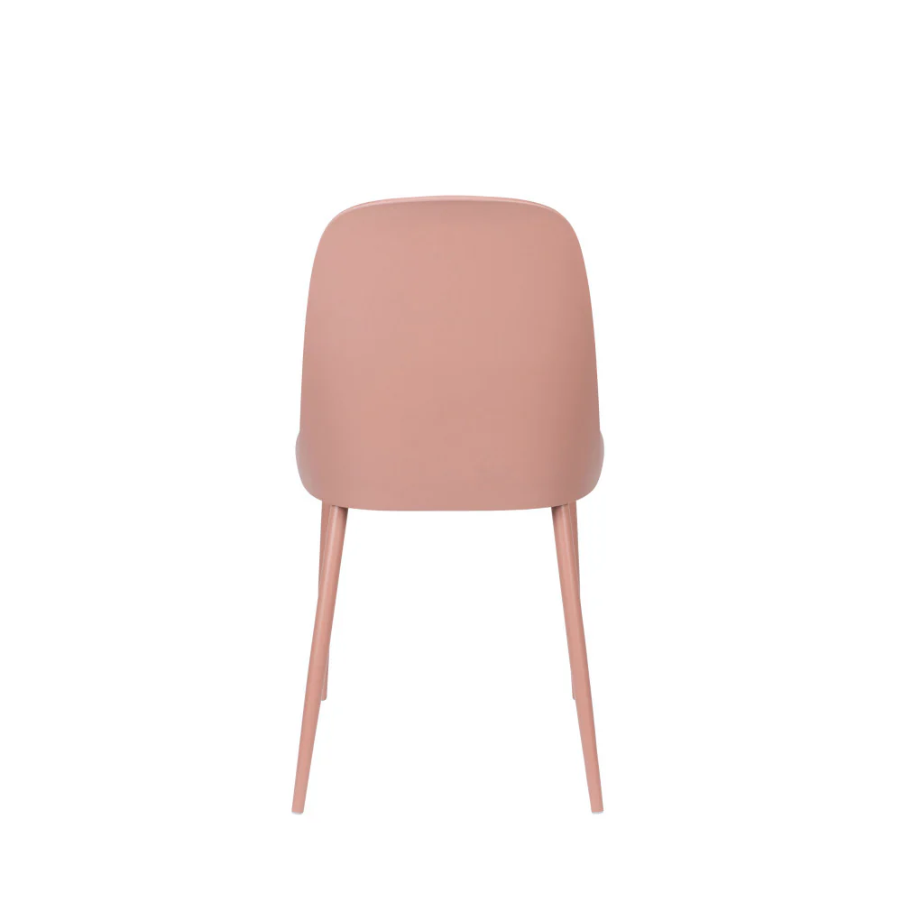 Pip - Lot De 2 Chaises - Résine & Métal - Rose - Image 7