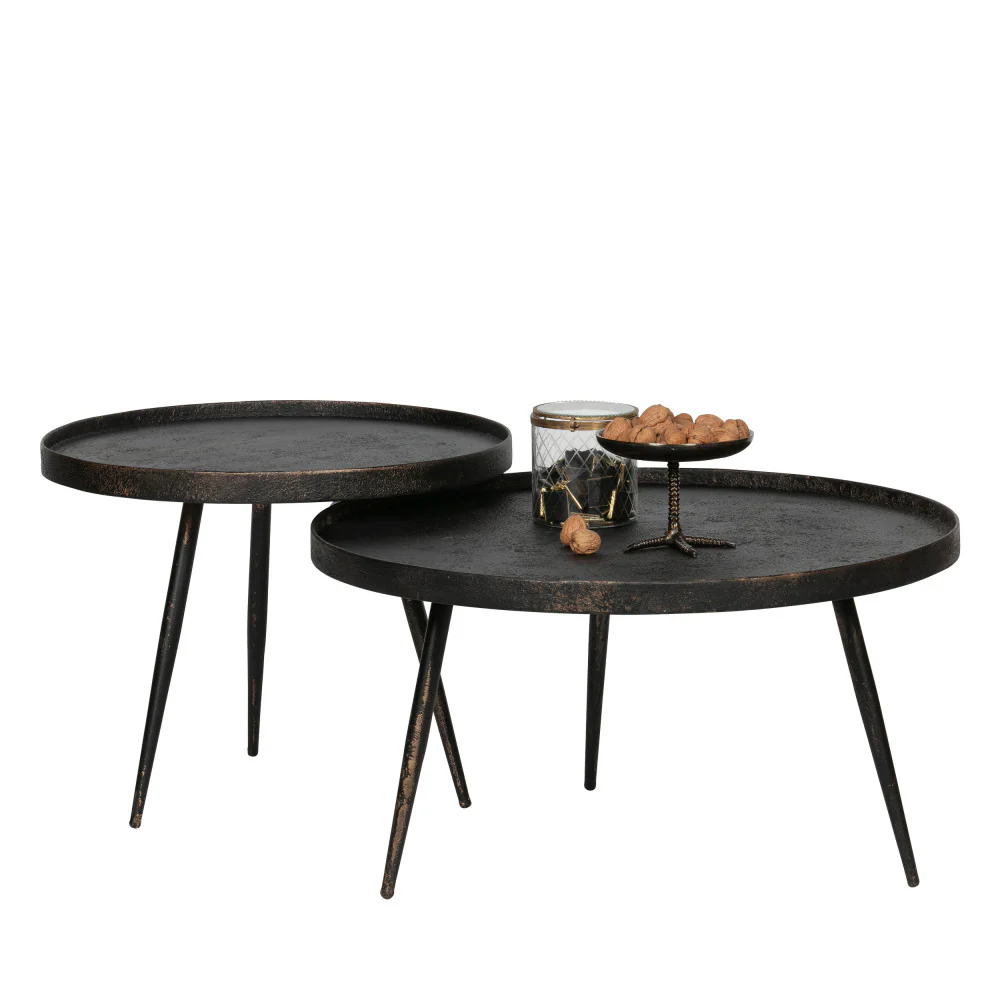 Bounds - Table Basse Ronde Ø76cm - Laiton - Image 5