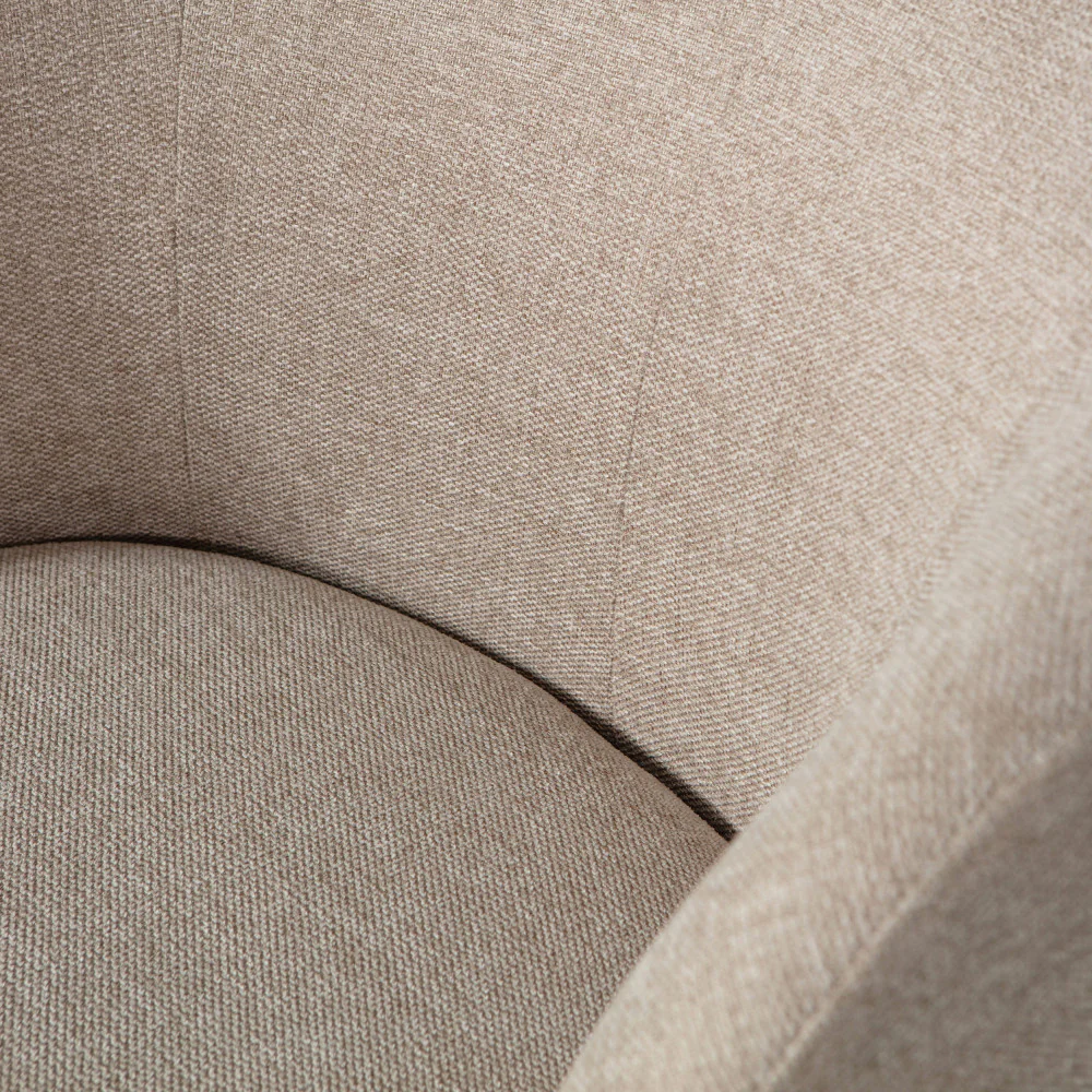 Serra - Fauteuil Pivotant Design - Tissu - Naturel - Image 7