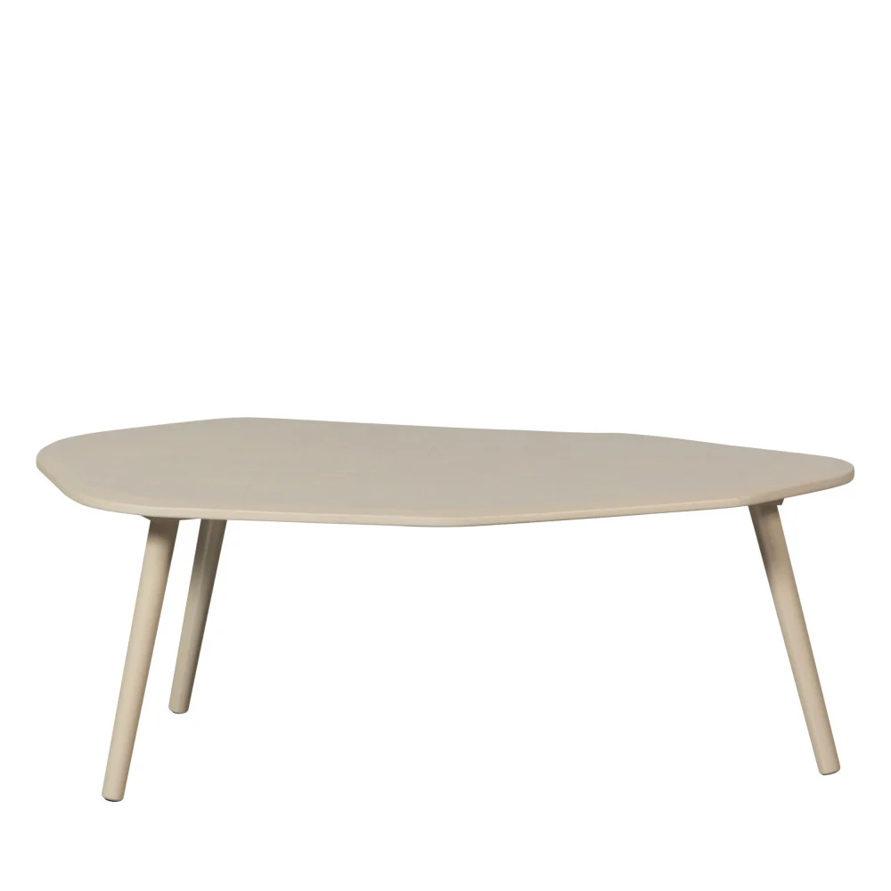 Davina - Lot De 2 Tables Basses Gigognes Organiques - Bois - Beige - Image 3