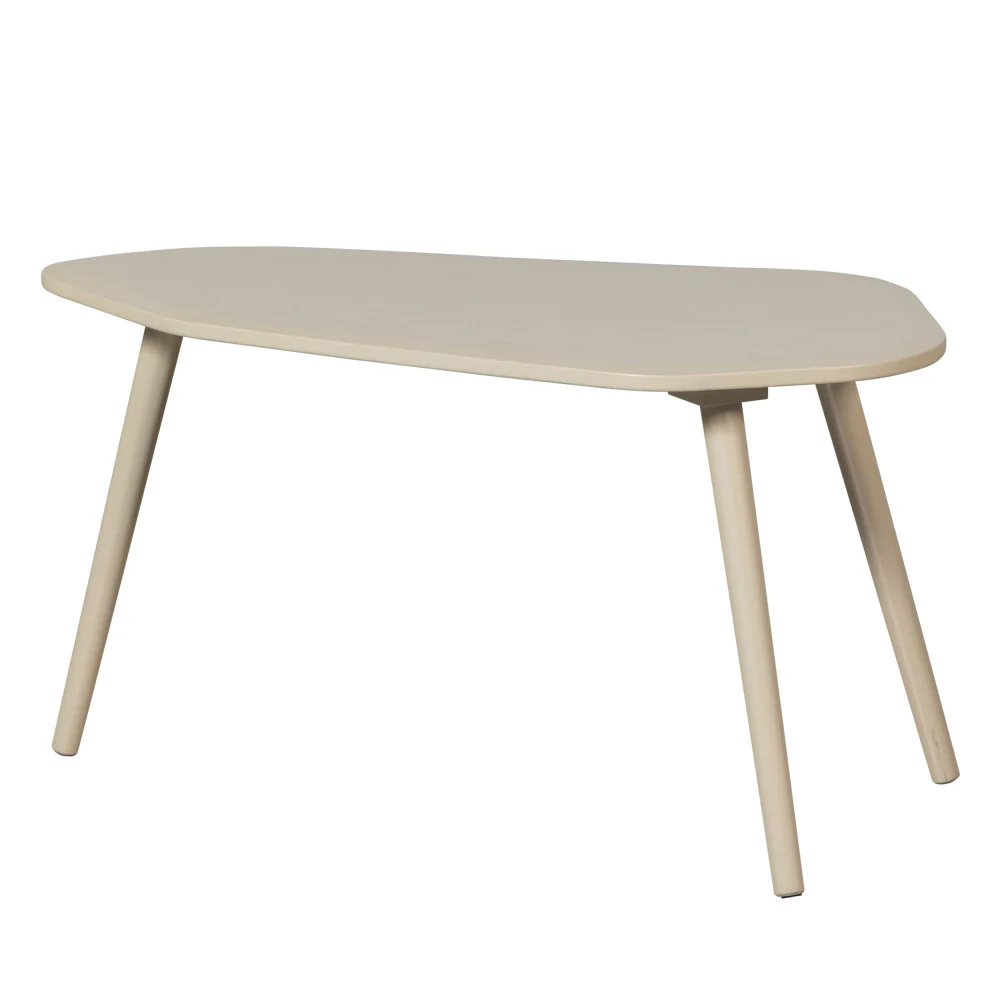 Davina - Lot De 2 Tables Basses Gigognes Organiques - Bois - Beige - Image 4