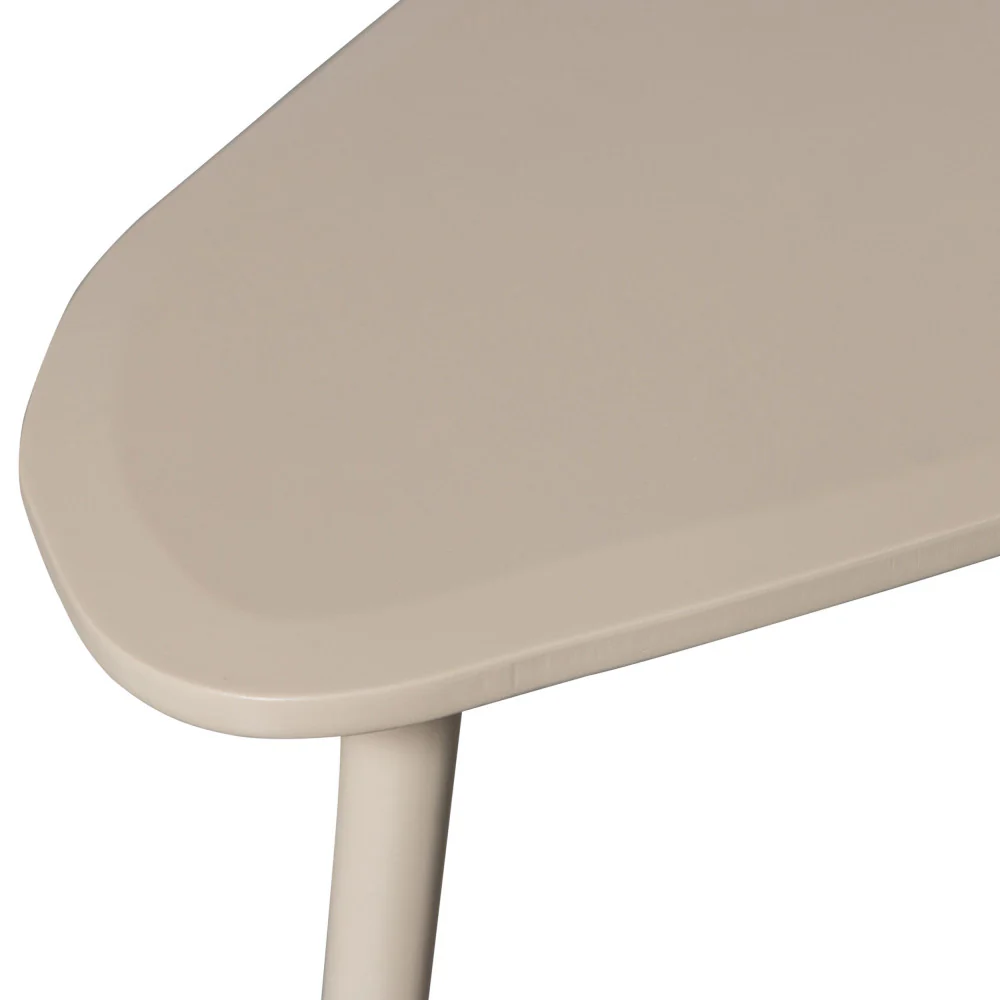 Davina - Lot De 2 Tables Basses Gigognes Organiques - Bois - Beige - Image 6