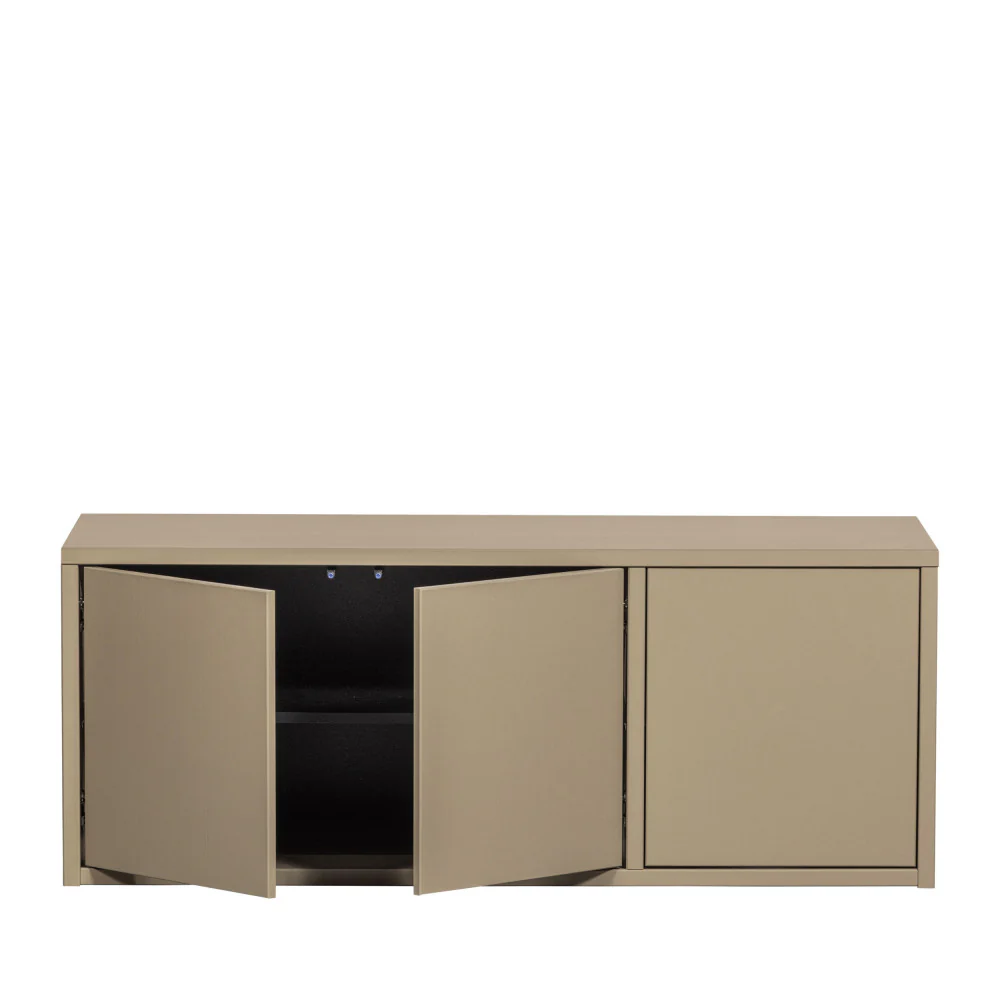 Turner - Meuble TV 3 Portes - Bois - Beige - Image 3