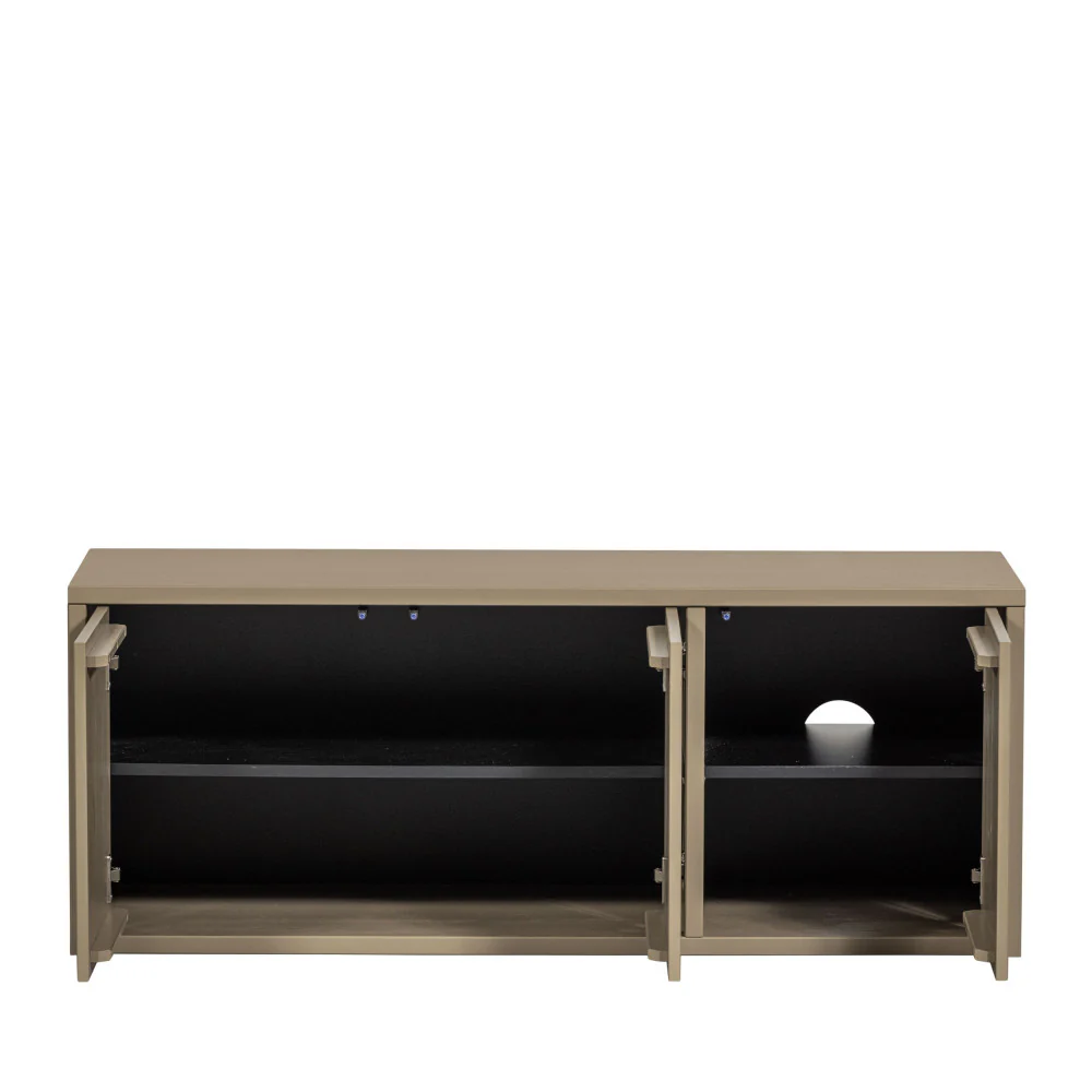 Turner - Meuble TV 3 Portes - Bois - Beige - Image 4