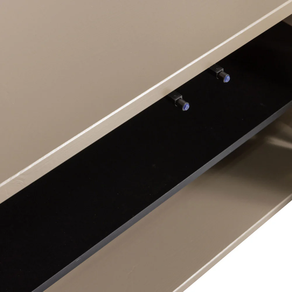 Turner - Meuble TV 3 Portes - Bois - Beige - Image 7