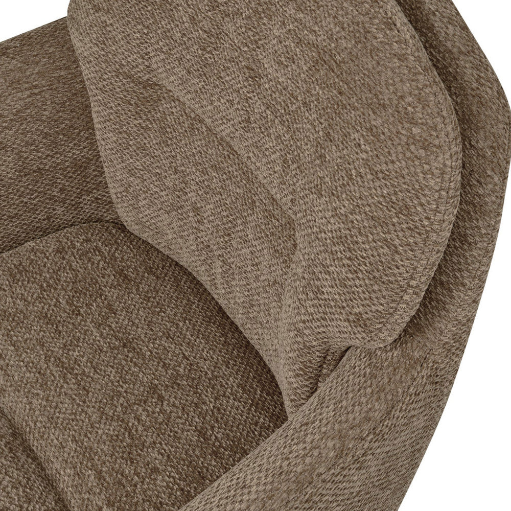 Runa - Lot De 2 Fauteuils De Table - Tissu & Métal - Taupe - Image 6