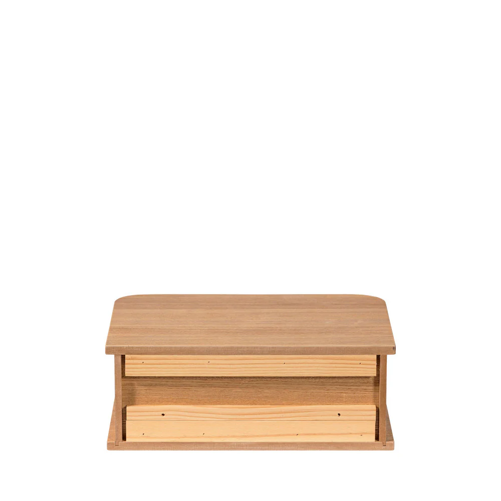 Jena - Table De Chevet Suspendue 1 Porte Coulissante - Bois - Bois clair - Image 5