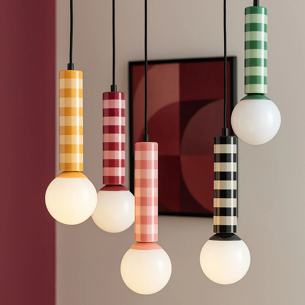 Rayado - Suspension À Motif Géométrique - Jaune - Image 2