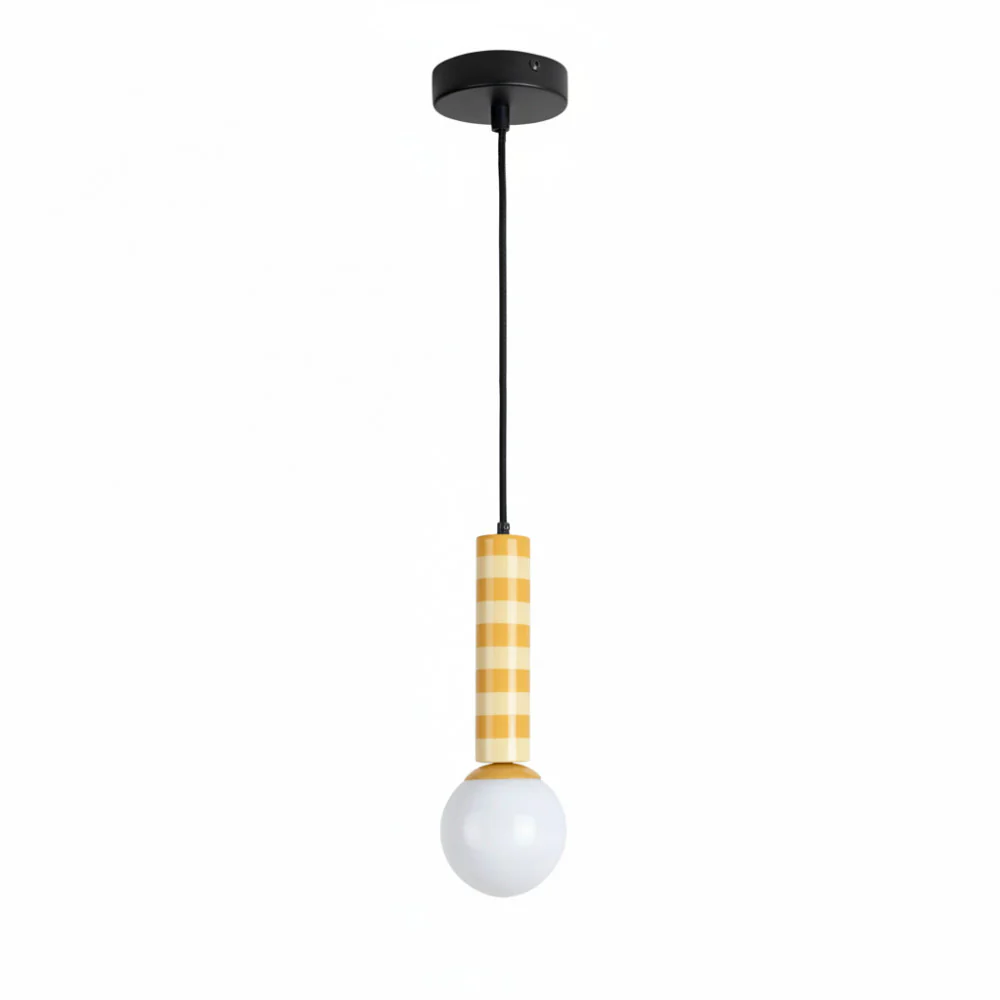 Rayado - Suspension À Motif Géométrique - Jaune - Image 3