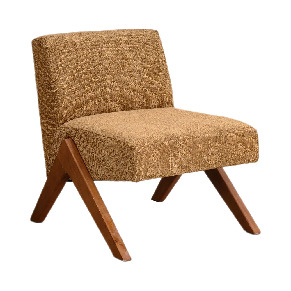 Vinto - Fauteuil - Tissu - Marron chiné - Image 2