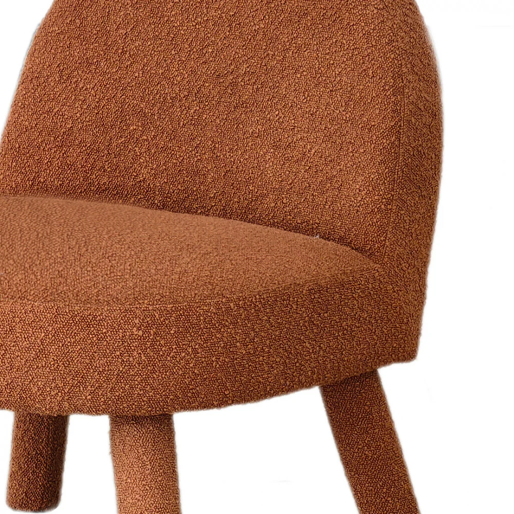 Abica - Fauteuil - Tissu Bouclette - Rouille - Image 7