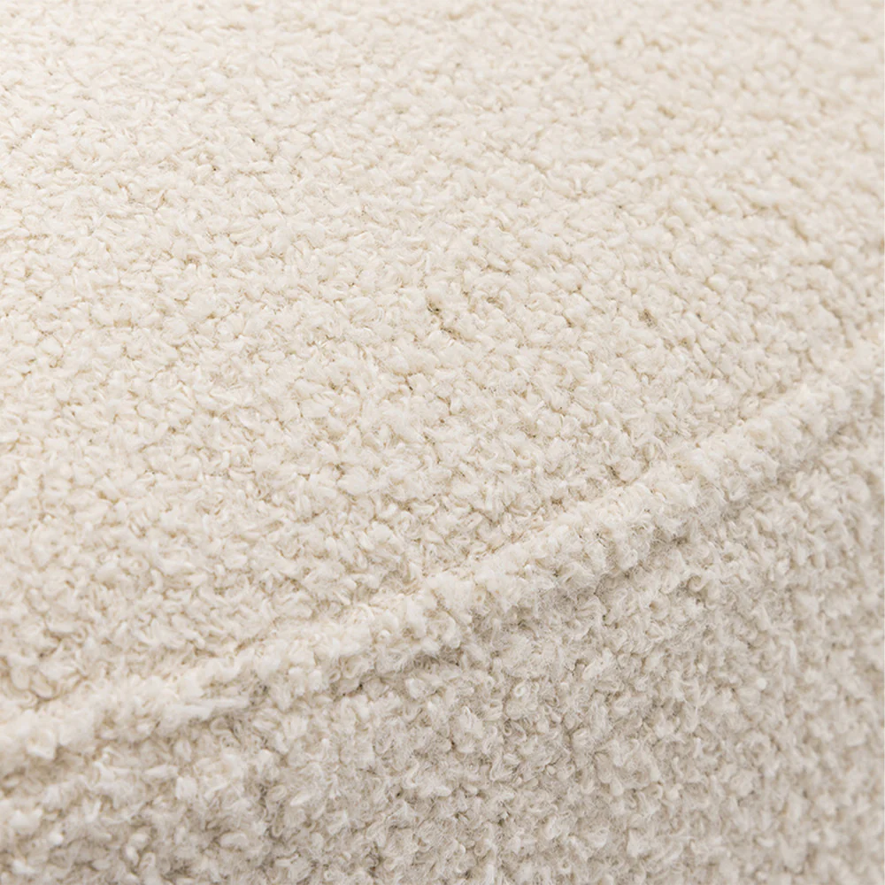 Ploom - Banc Arrondi - Tissu Bouclette - Crème - Image 5