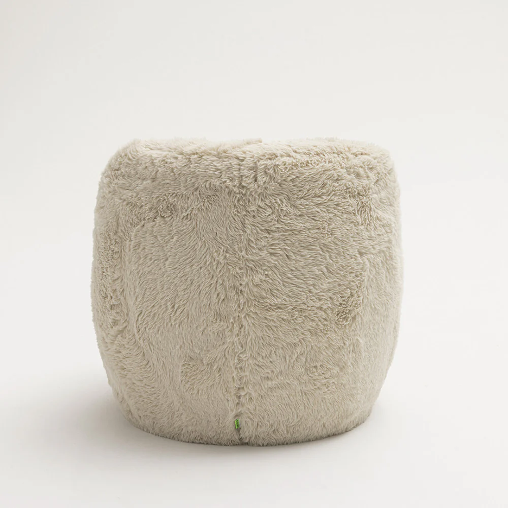 Mo - Fauteuil Rond - Imitation Fourrure - Beige - Image 7