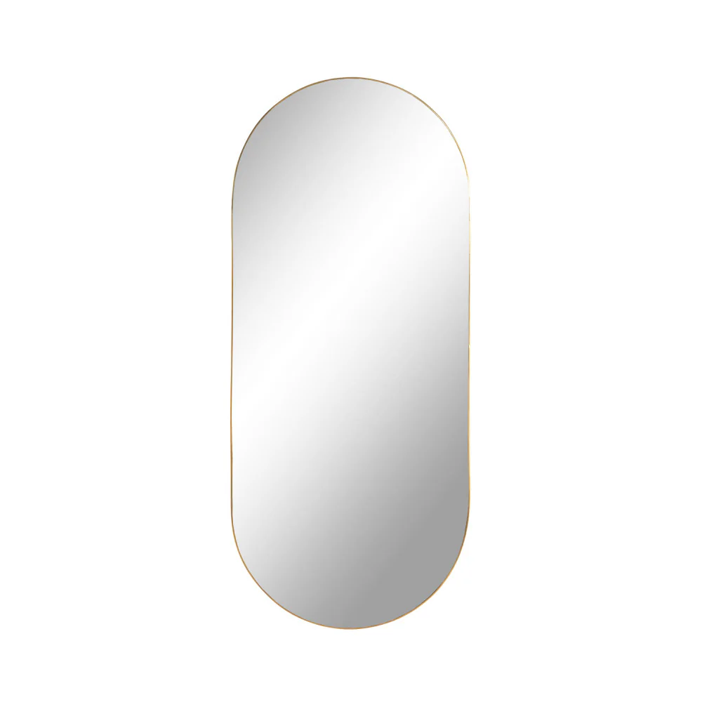 Jersey - Miroir Ovale - Métal - Laiton - Image 2