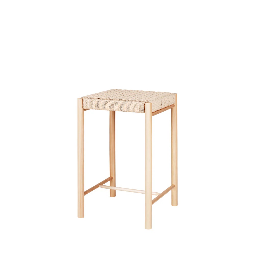 Abano - Tabouret De Bar Et Corde - Bois - Naturel - Image 3